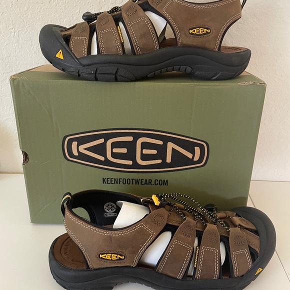 Keen Other - KEEN Men’s Size 11 M Newport Leather Waterproof Hiking Sandals 1001870 Brown NIB
